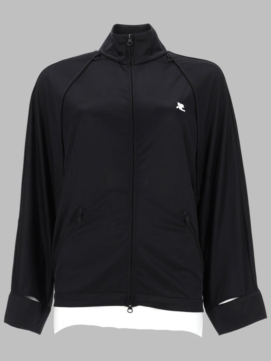 Courreges Giacca Track Con Maniche Cut-Out