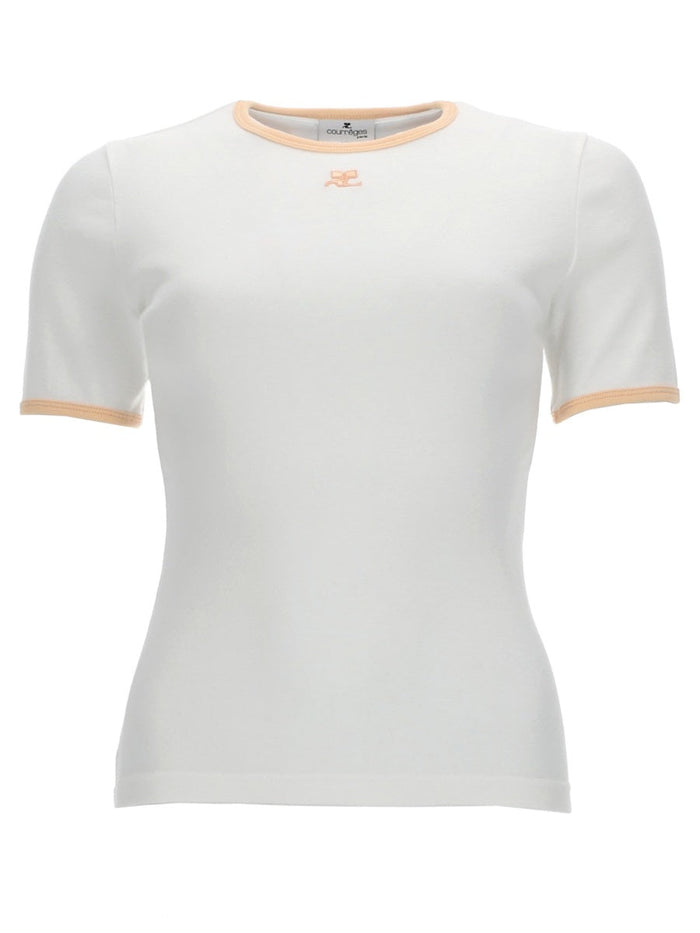 Courreges T-Shirt Con Logo