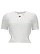 Courreges T-Shirt "Cut Out" Con Logo