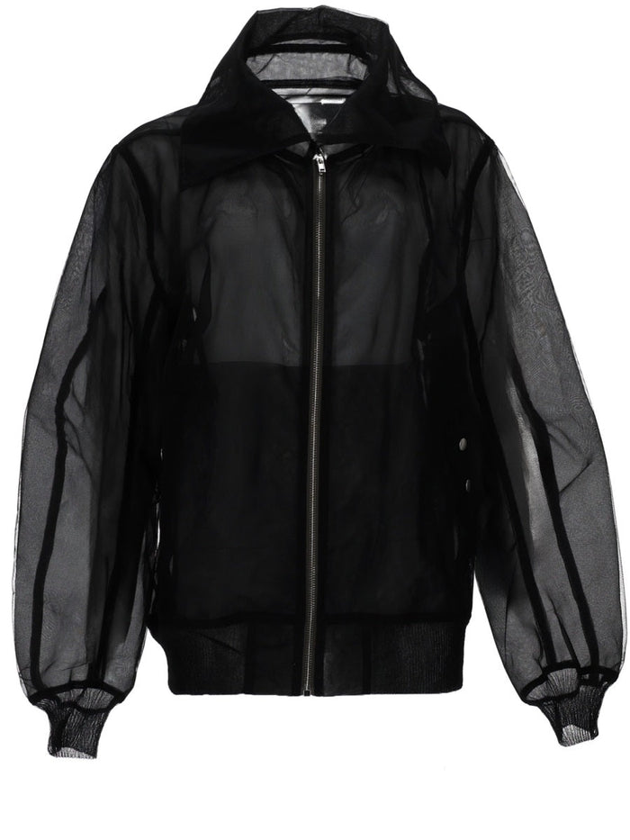 Rick Owens Giacca Bomber "Dracucollar Flight"