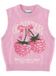 Ganni Gilet "Raspberry"
