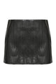 Khaite Meelar Leather Mini Skirt