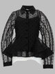 Ganni Camicia "Peplum" In Organza