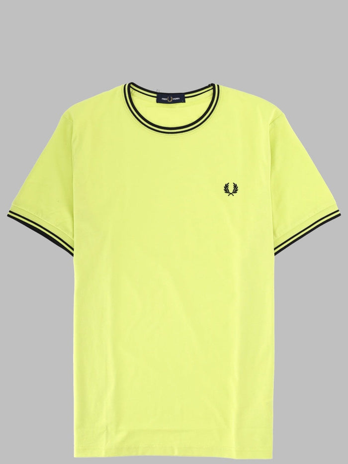 Fred Perry T-Shirt Con Doppia Riga