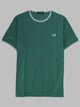 Fred Perry T-Shirt Con Doppia Riga