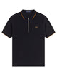 Fred Perry Polo Con Zip E Logo