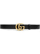 Gucci Black Calf Leather Belt