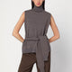 Róhe Double-Layer Taupe Mélange Sweater