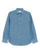 Róhe Ocean Blue Linen Shirt