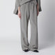 Róhe Light Grey Wide Striped Trousers