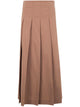 Róhe Pleated Wool Skirt