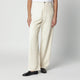 Róhe White Baggy Corduroy Trousers