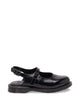 Dr. Martens Black Leather Flat Shoes