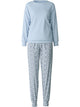 Calida Blue Cotton Sweet Dreams Pajamas