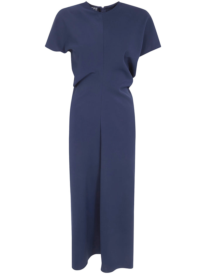 Drhope Bias Cut Crew Neck Dress