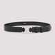 Celine Black Calf Leather Large 30 Mm Belt