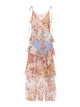 Zimmermann Spiliced Print Awaen Frilled Dress