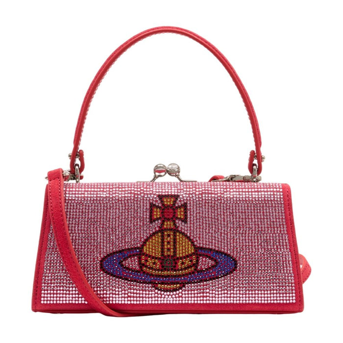 Vivienne Westwood Doll Xl Frame Purse - - Leather - Pink