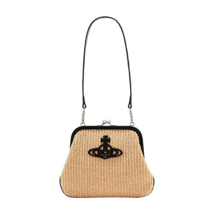 Vivienne Westwood Vivienne Clutch - - Cotton - Beige