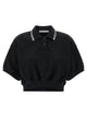 T By Alexander Wang Intarsia Collar Polo Shirt