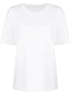 Alexander Wang Essential Jersey Short Sleeve Tee With Puff Logo And Bound Neck