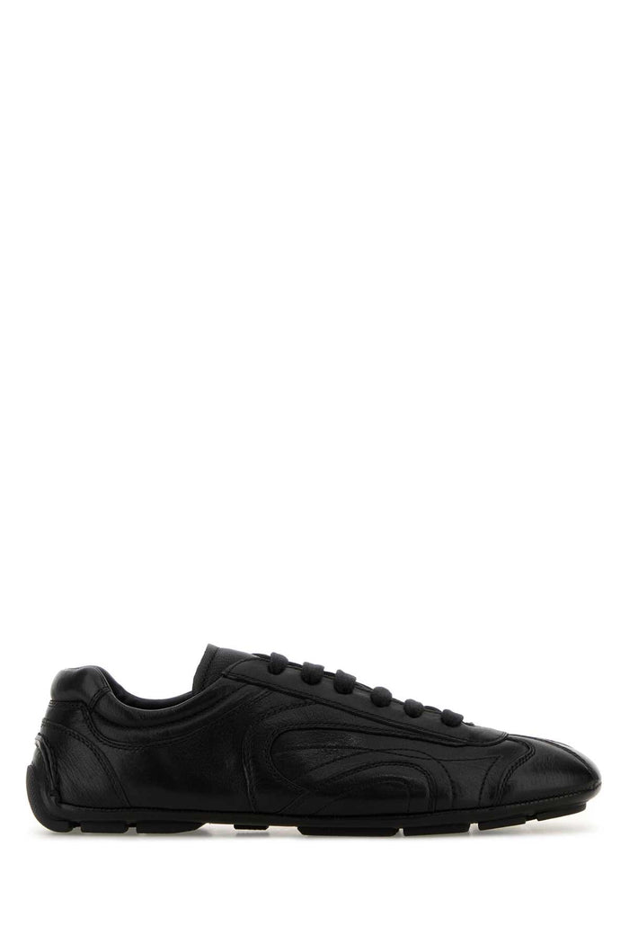 Prada Black Nappa Leather Montecarlo Re-Edition 2005 Sneakers