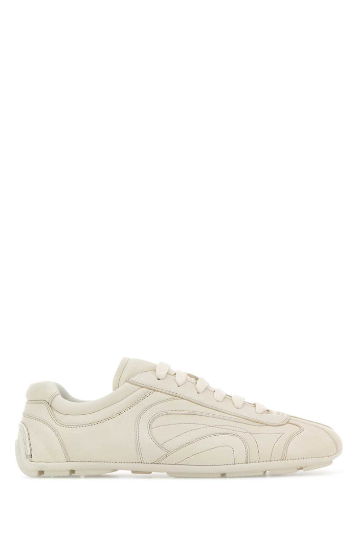 Prada Ivory Nappa Leather Montecarlo Re-Edition 2005 Sneakers