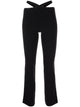 T By Alexander Wang Cross Leggings With Logo