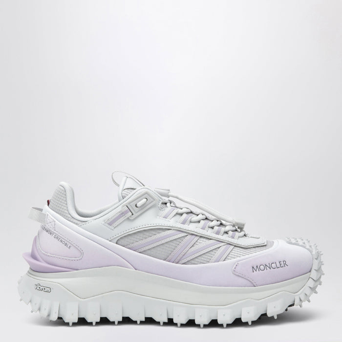 Moncler Trailgrip Gtx Sneakers In White And Lilac