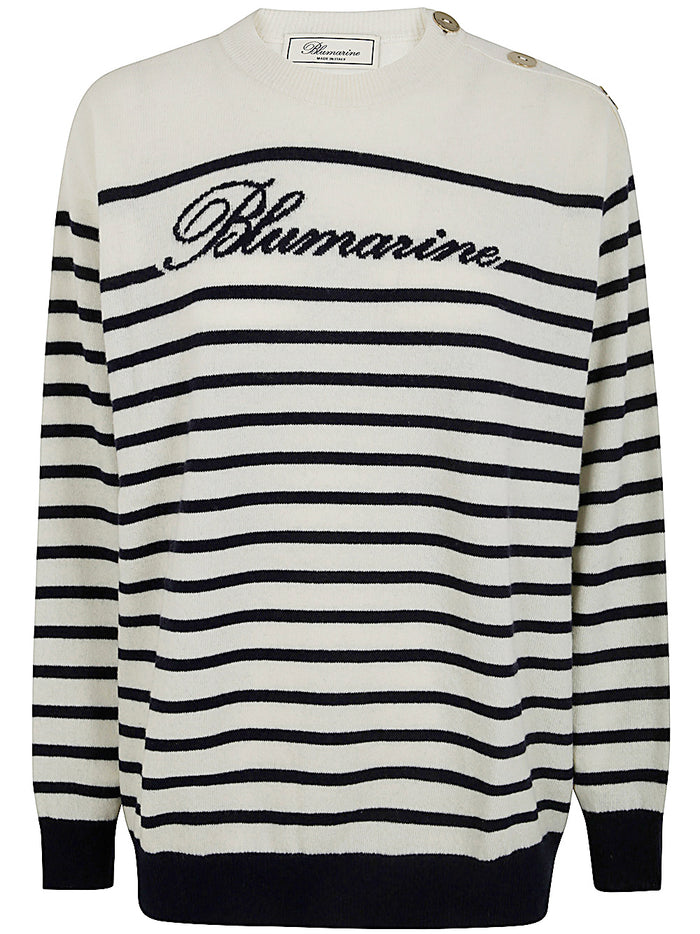 Blumarine Ribbed Crewneck