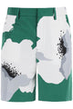 Valentino Garavani Printed Cotton Bermuda Shorts