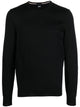 Boss Regular Fit Virgin Wool Jumper With Embroidered Logo