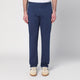 Santaniello Blue Trousers In Cotton