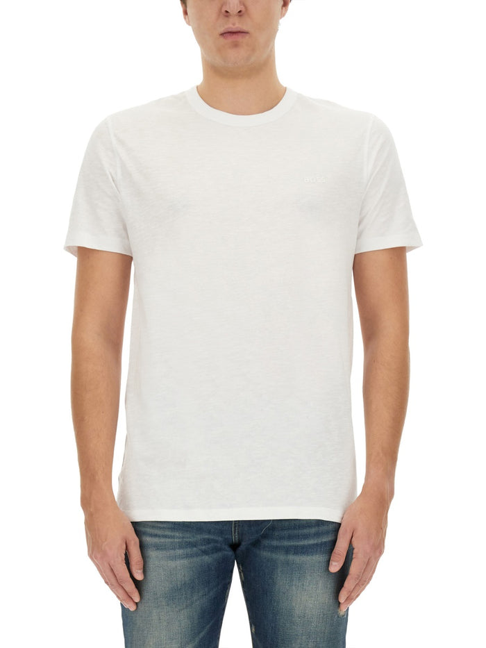 Boss Tshirt In Cotone
