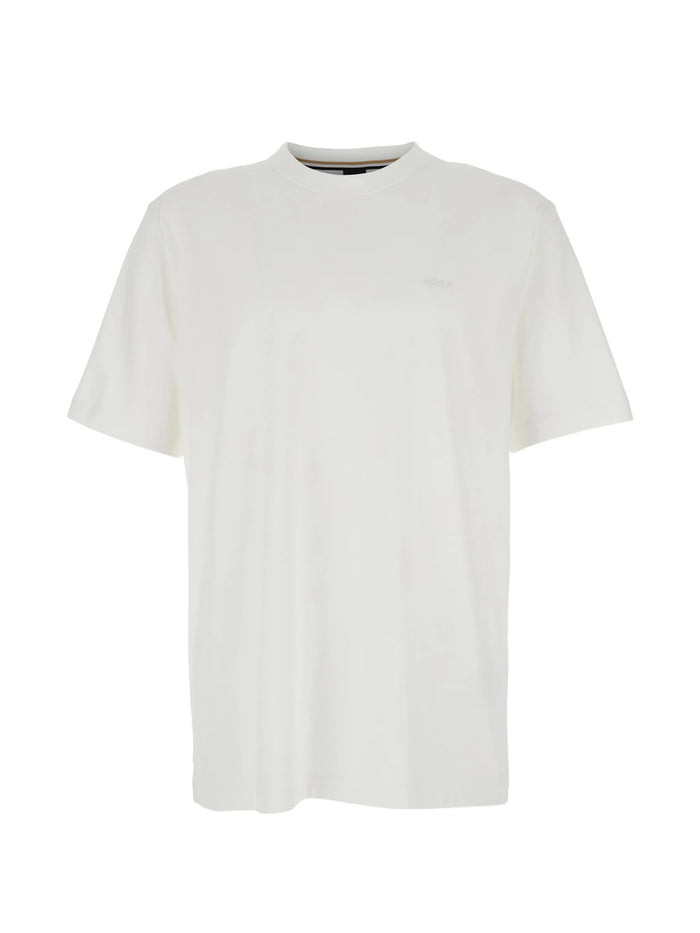 Hugo Boss White Cotton T-Shirts