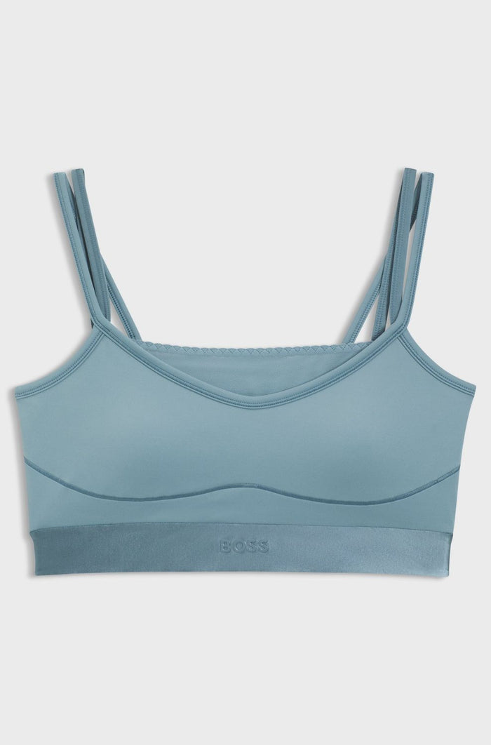 Boss Edele Jersey Tops Blue