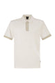 Boss Cotton Polo Shirt With Contrast Placket