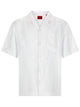 Hugo White Linen Shirt