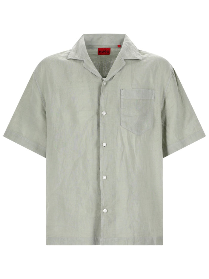 Hugo Green Linen Shirt