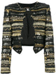 Saint Laurent Acetate Viscose Embroidered Jacket Outerwear