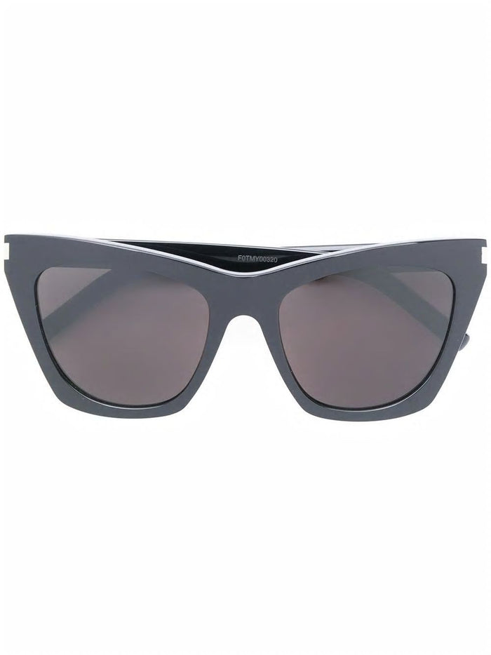 Saint Laurent Black Acetate Sl 214 Sunglasses