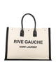 Saint Laurent Sand Canvas Large Rive Gauche Shopping Bag