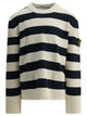 Stone Island Kids Blue Cotton Polyamide Knitwear