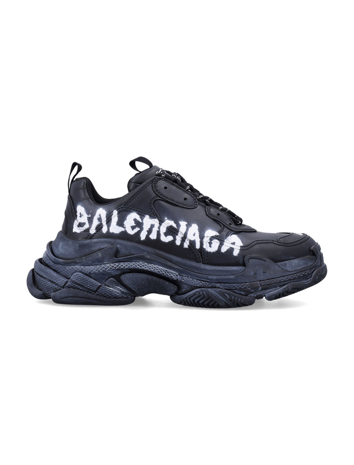 Balenciaga Triple S Paint Logo Sneakers