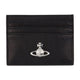 Vivienne Westwood Flat Card Holder In Washed-Effect Leather