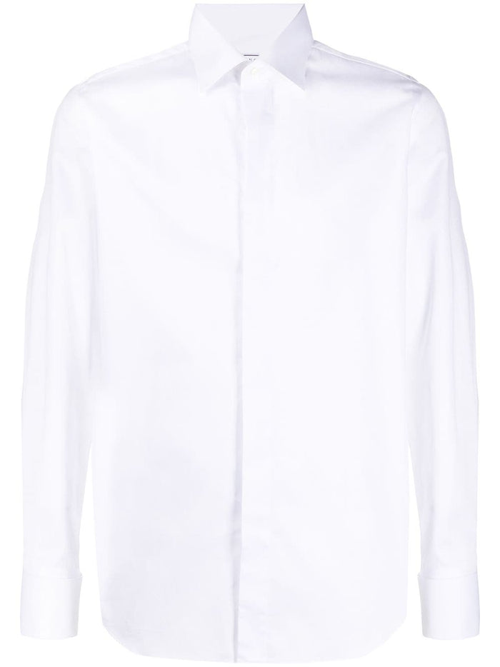Xacus Crisp White Cotton Shirts
