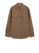 Aspesi Aspesi Brown Shirt With Buttons And Pockets
