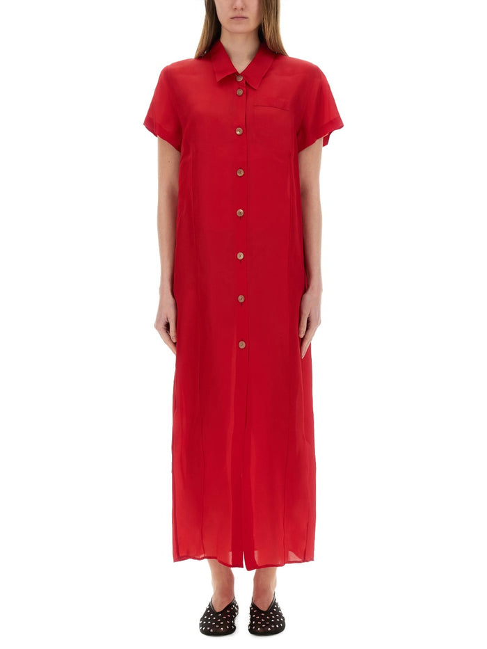 Khaite Organza Effy Shirt Dress