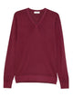 Ferrante V Neck Jersey Silk/Wool