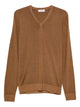 Ferrante V Neck Jersey Silk/Wool